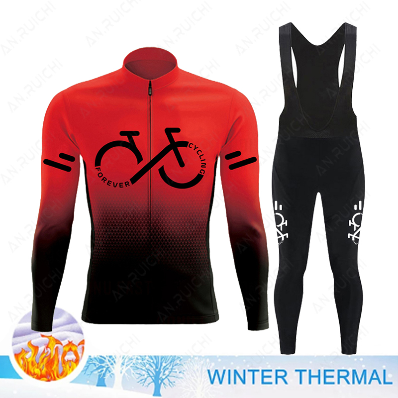 2023 Winter Thermal Fleece Cyc - Cycling Gear Jersey ulasan dan harga